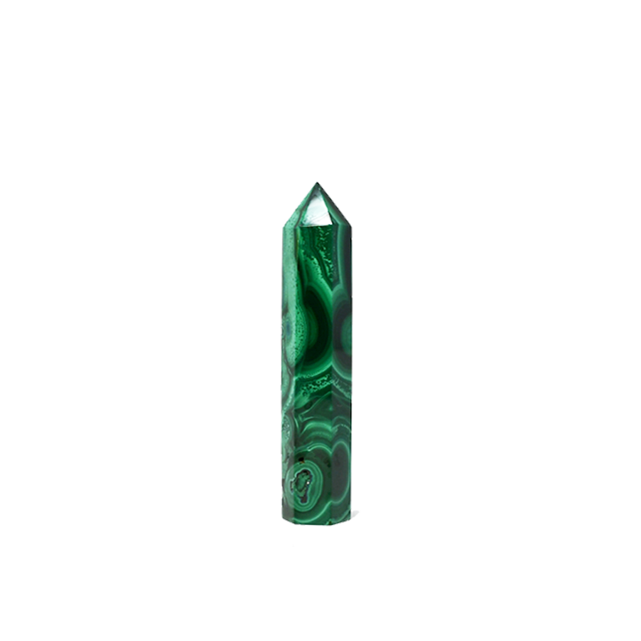 Malachite Crystal Point